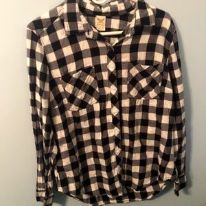 Flannel button down
